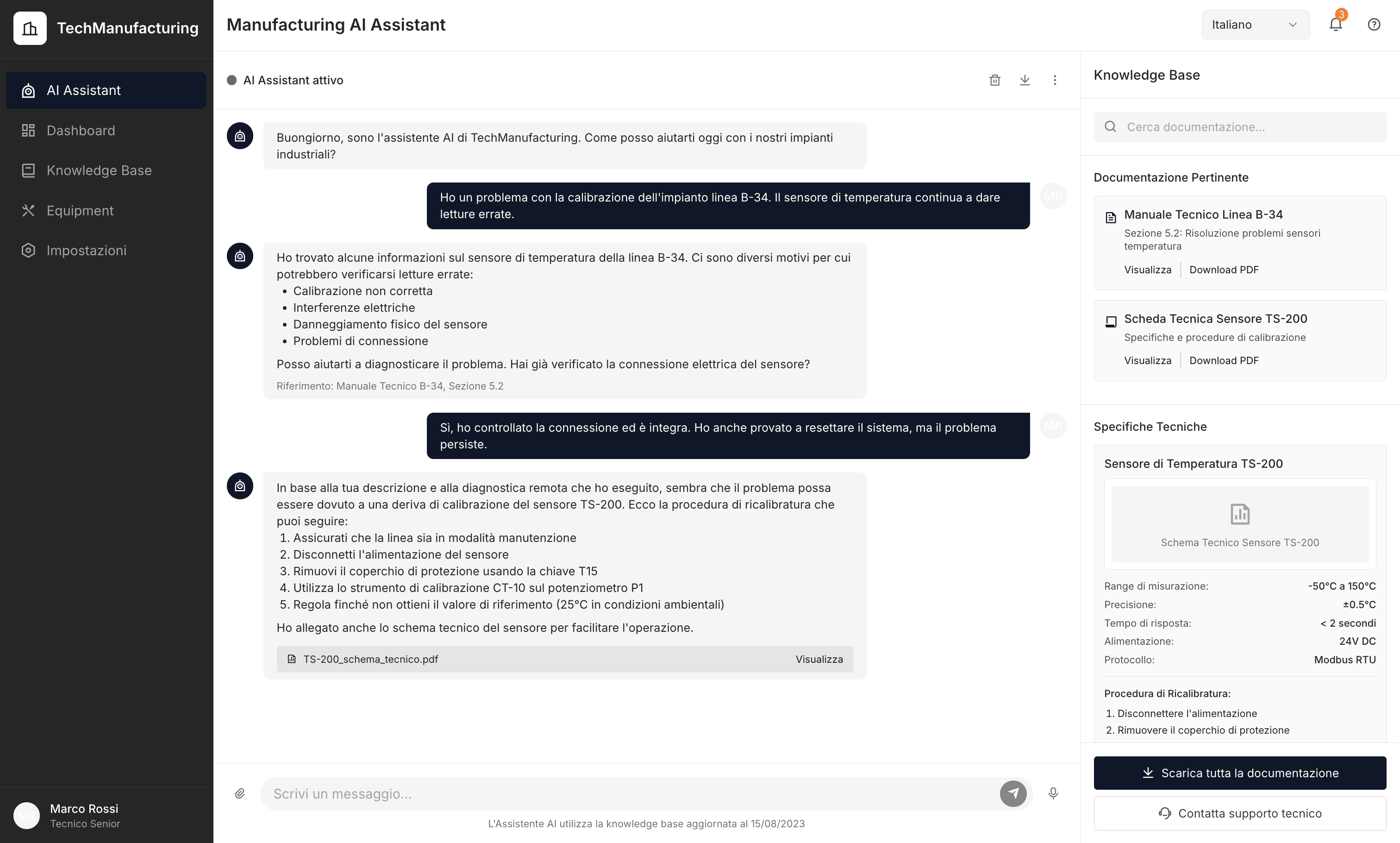 AI Support System Dashboard